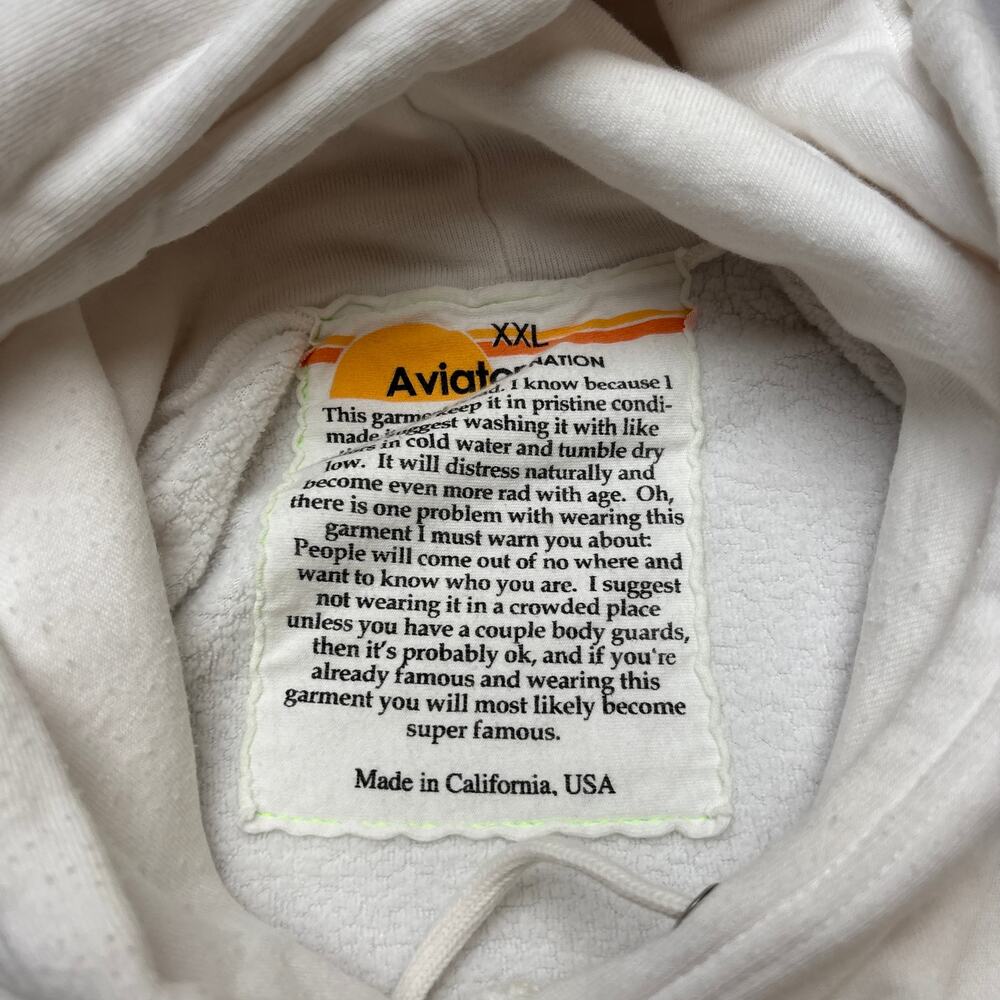 Aviator Nation Ski Chaser Alpine Hoodie 2XL Super Rare Sweatshirt - Picture 4 of 9